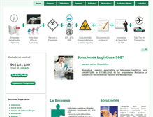 Tablet Screenshot of biomedicallogistics.com